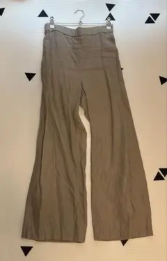 plage リネンワイドパンツ　34