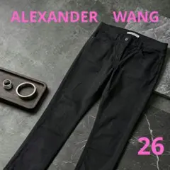 T by ALEXANDER WANG ​コットン スキニーパンツ 黒 26