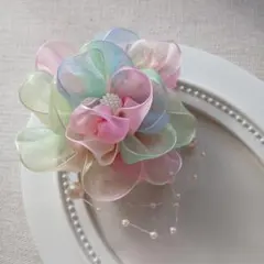 子供用コサージュ③　ハンドメイド　卒園式、入園式、卒業式、入学式、発表会