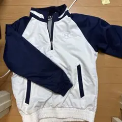 00s UNDER ARMOUR ハーフジップナイロンジャケット LG