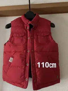 ミキハウス　美品リバーシブルダウンベスト