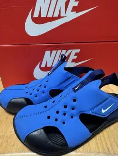 ナイキ ジュニア キッズ サンレイプロテクト 2 サンダル 青　21cm