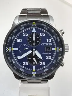 CITIZEN シチズンエコドライブ　メンズ腕時計 　 カレンダー クロノグラフ