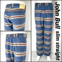 John Bull ジョンブル スリムストレート 毛素材 サイズ32 78cmのサムネイル
