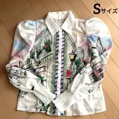 パフスリーブシャツ S