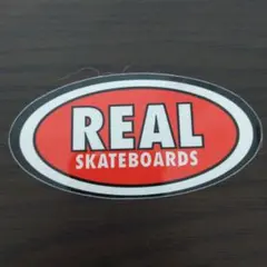 （縦4.8cm横9.8cm）Real リアル　ステッカーのサムネイル