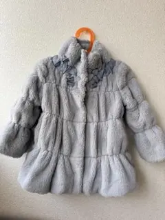 グレー フェイクファーコート 100cm~