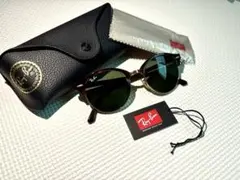 【美品】Ray-Ban ORB4246 デミブラウン ゴールド クラブマスター風