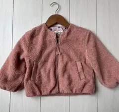 SHOO-RA-RUE ボア　ピンク ジップアップジャケット　ブルゾン　ユニクロ