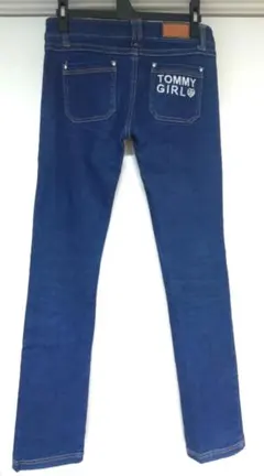 Tommy girl ストレートジーンズ インディゴブルー S