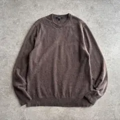 美品■Theory セオリー【L】カシミヤ 100% ニット セーター ブラウン