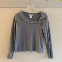 agnes b. 長袖 カットソー フリルネックのサムネイル