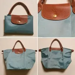 いこまさま専用　ロンシャン Longchamp プリアージュ バッグ青