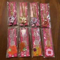 セボンスター　カラフルチャームネックレス8個セット