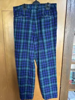 チェックパンツ スラックス