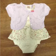 souris ロンパース カーディガンセット