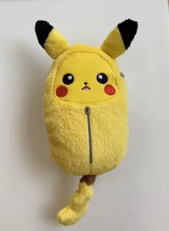 【★一番くじ★  ピカチュウ ねぶくろコレクション  ぬいぐるみポーチ】