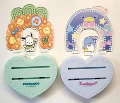 サンリオアクリルスタンド立て2個セット(タキシードサム・ポチャッコ)