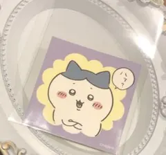ちいかわ☆ノベルティ☆ステッカー☆ハチワレ☆はぁ？