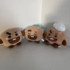 SUGA shooky BT21 一番くじ ぬいぐるみ3体セット