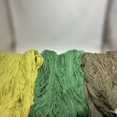 綿糸（コットン糸）観葉植物カラー3色まとめ売り
