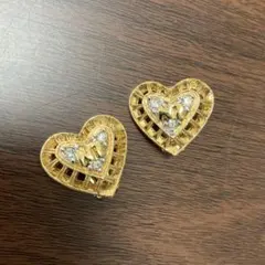 ニナリッチ　イヤリング　ハート　ゴールド系