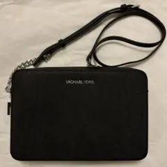 ◎数回使用　MICHAEL KORS ブラック　ショルダーバッグ　マイケルコース