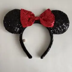 ミニー　カチューシャ　スパンコール