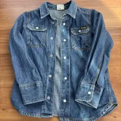 FOキッズ　エフオーキッズ　110cm デニムシャツ