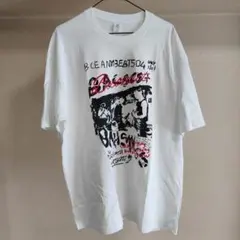 グラフィックプリント Tシャツ ホワイト メンズ/レディース　3XL　※9