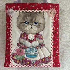 トートバッグ、コヤンイサムチョンバッグ、猫柄、ハンドメイド、tote bag