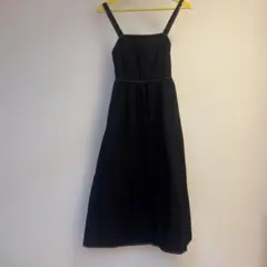 ZARA ブラック キャミソール ロングワンピース XS