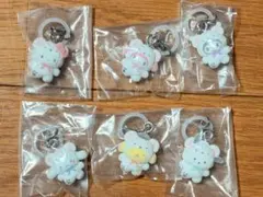 サンリオ　ふわふわスノーめじるしアクセサリー　全６種コンプリートセット