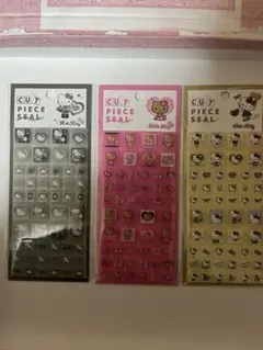 ハローキティ タイルシール 3枚セット