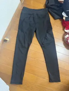 ブラックレギンス ウエストハイライズ