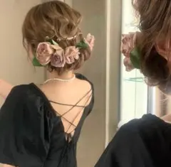 新品未使用 タグ付き⭐︎フレイアイディー パフスリーブワンピース