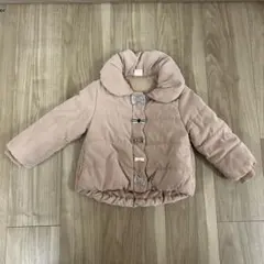 美品　petit main 中綿コート 90サイズ ピンク