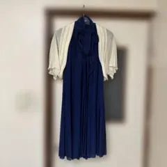 STRAWBERRY-FIELDS ネイビーのパーティドレス＆ボレロ