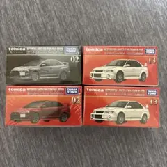 値下げ！トミカプレミアム 三菱ランサーエボリューション 4台セット