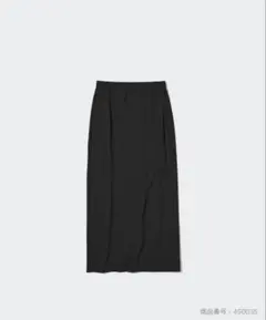 UNIQLO ウルトラストレッチアクティブナローマキシスカート ブラック