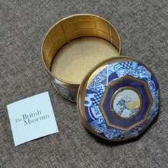青山デカーボ　東京都美術館 百花繚乱 限定 北斎 The Great Wave缶