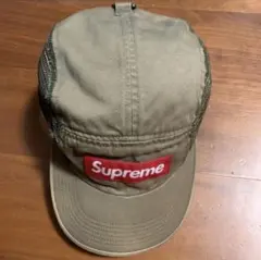 シュプリーム　キャップ　オリーブ