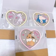 ポケモン　クリアラバーコースター3 イーブイ　カビコン　ミュウ　セット