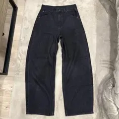 UNIQLO ユニクロ バギーカーブジーンズ サイズ24 ダークグレー