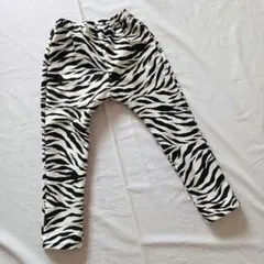 プチサルエルパンツ 140cm ゼブラ アニマル柄 ダンス