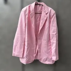 ピンク テーラードジャケット 春服 衣装