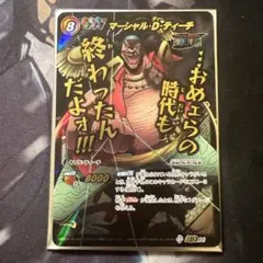 貴重　ワンピース ミラクルバトルカードダス マーシャル・D・ティーチ 貴重 ワンピース ミラクルバトルカードダス マーシャル・D・ティーチ