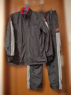 adidas ジャージ上下セット 黒