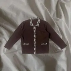 襟付きカーディガン カーディガン