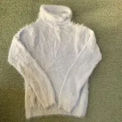 ライトブルータートルネックセーター Mサイズ